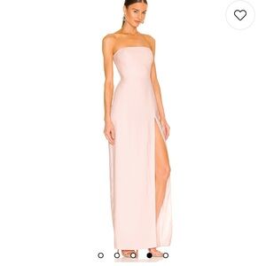 Amanda Uprichard Mandy Gown in Blush Medium